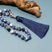 Islamic Muslim Tasbih 8mm Sodalite Beads Knotted Tasbih Jewelry