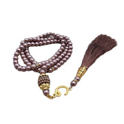 Imitation Pearl 99-Beads Prayer Beads Bracelet Eid Muslims Festival Beads Bracelet Fashion Islamic Jewelry Party Favor