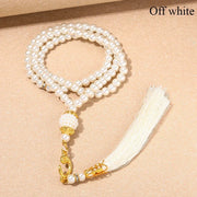 New 8 Cm 33 Black Gallstone Muslim Prayer Beads Islamic Praise Beads Arab String Türkiye Men's and Women's Festival Accessories