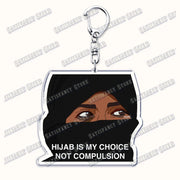 Fashion Islam Muslim Girl Woman Keychains for Accessories Bag Ramadan Eid Mubarak Hijab Keyrings Jewelry Fans Feminism Gifts
