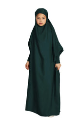 Ramadan Eid Niqab Khimar Prayer Clothes For Women Kids Muslim Abaya Dubai Turkey Islam Dress Kebaya Robe Femme Musulmane