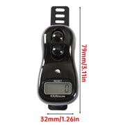 عداد يدوي جديد محمول، عداد خرز رقمي LED، عداد مسبحة خشبي رقمي، لعبة حسابية للتأمل والصلاة الإسلامية