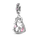 925 Sterling Silver Family House Love Forever Family Beads Boys Girls Lovers Pendant Charms Fit Bracelet DIY Ms Jewelry Gift