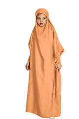 Ramadan Eid Niqab Khimar Prayer Clothes For Women Kids Muslim Abaya Dubai Turkey Islam Dress Kebaya Robe Femme Musulmane