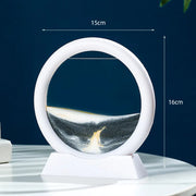 Sandscape Moving Sand Art Frame Quicksand 3D Dynamic Liquid Hourglass Kinetic Sand Painting Flowing Sand Office Home Decor Gifts