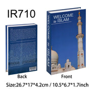 ديكور منزلي لطاولة قهوة محاكاة كتب إسلامية بيضاء مزيفة، ديكور غرفة المعيشة، أدوات تصوير إضافية