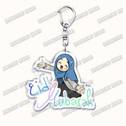 Fashion Islam Muslim Girl Woman Keychains for Accessories Bag Ramadan Eid Mubarak Hijab Keyrings Jewelry Fans Feminism Gifts
