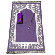 110x70cm Prayer Mat Set Prayer Rug Islamic Muslim Travel Worship Blanket Outdoor Portable Muslim Pray Mat Ramadan Gifts2025