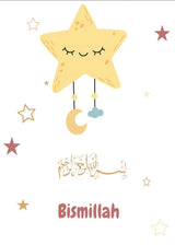 Cartoon Muslim Children AL HAMDULILAH ALLAHUAKBAR Nursery Art Poster Canvas Painting Wall Prints Picture Living Room Home Decor