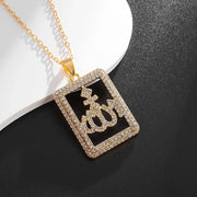 Gold Color Muslim Allah Quran Pendant Necklace Men Women Fashion Faith Islam Religious Jewelry Ramadan Gifts