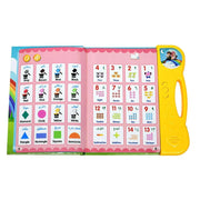 Arabic English Ebook Point Reading Waterproof Sound Hanging Book Children's Early Education Educational Toy Scrabble Letters
