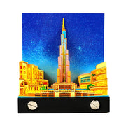 لوحة ملاحظات ثلاثية الأبعاد من Omoshiroi Block، بناء مسجد، هدايا العيد، مسجد إسلامي، سانتوريني، نحت ورقي، دفتر ملاحظات، هدايا تذكارية مخصصة