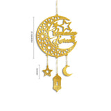 Eid Ramadan Decoration 2025 Acrylic Wall Hanging Decor Door Sign Mubarak Ramadan Decorations Moon Stars Muslim Party Supplies