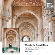 Canvas Painting Posters And Prints Pictures Islamic Mosque Quran Architecture Palace Landscape Wall Art For Linving Room Decor