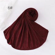 Crinkle Muslim Hijabs for Women Scarf Thin Plain Shawls Femme Musulman Soft Rayon Headscarf Wrinkle Islamic Turban Headband