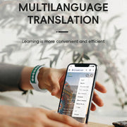 سوار ذكي NFC مزود بخاصية تعلم القرآن الكريم بالكامل من Equantu Ayah Band سوار معصم من السيليكون للصلاة الإسلامية هدية إسلامية مقاوم للماء NB01