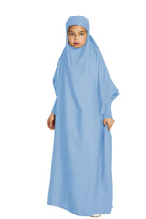 Ramadan Eid Niqab Khimar Prayer Clothes For Women Kids Muslim Abaya Dubai Turkey Islam Dress Kebaya Robe Femme Musulmane