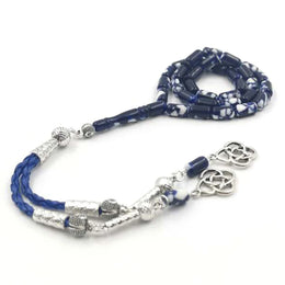 Tasbih Blue Baklat turkish bracelet 33 prayer beads islamic fashion rosary Misbaha Ramadan gift arab accessories