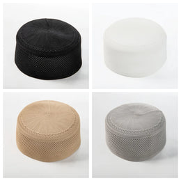 New Muslim Prayer Hat Islamic Man Turban Indian For Men Saudi Arabia Islamic Hat Turban Hijab Jewish Cap Keffiyeh Turkish Kufi C