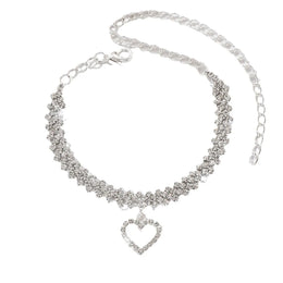 Rhinestone Anklets Chain Women Shining Ankle Bracelet Irregular Personality Beach Foot Accessories Wedding Party Jewelry