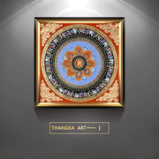 Classic Golden Tibet Thangka Buddha Canvas Paintings And Prints Wall Art HD Pictures For Living Room Home Decor Frameless Gifts