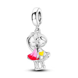 925 Sterling Silver Family House Love Forever Family Beads Boys Girls Lovers Pendant Charms Fit Bracelet DIY Ms Jewelry Gift