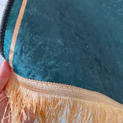 سجادة صلاة للكبار للمسلمين في رمضان مصنوعة من المخمل الذهبي الماسي، سجادة أرضية للركوع والعبادة، غير قابلة للانزلاق، ناعمة، قابلة للحمل، سجادة صلاة للسفر