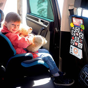 Baby Cloth Book with Distorting Mirror Soft Cartoon Parent-child Interactive Early Educational Montessori Toy for Children