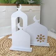 Acrylic Ramadan Table Decor – Eid Mubarak Ornament for Islamic Celebrations