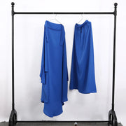 طقم عبايات رمضان مكون من قطعتين للنساء المسلمات، فستان حجاب، ملابس صلاة، عباية طويلة، خمار، ثوب عربي، ملابس إسلامية، رداء