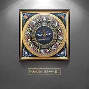 Classic Golden Tibet Thangka Buddha Canvas Paintings And Prints Wall Art HD Pictures For Living Room Home Decor Frameless Gifts