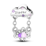925 Sterling Silver Family House Love Forever Family Beads Boys Girls Lovers Pendant Charms Fit Bracelet DIY Ms Jewelry Gift