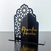 Acrylic Ramadan Table Decor – Eid Mubarak Ornament for Islamic Celebrations