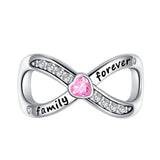 925 Sterling Silver Family House Love Forever Family Beads Boys Girls Lovers Pendant Charms Fit Bracelet DIY Ms Jewelry Gift