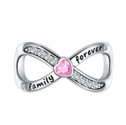 925 Sterling Silver Family House Love Forever Family Beads Boys Girls Lovers Pendant Charms Fit Bracelet DIY Ms Jewelry Gift