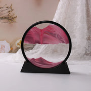 Sandscape Moving Sand Art Frame Quicksand 3D Dynamic Liquid Hourglass Kinetic Sand Painting Flowing Sand Office Home Decor Gifts