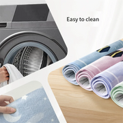 سجادة صلاة رمضانية محمولة للركوع والعبادة، سجادة أرضية منقوشة، سجادة ناعمة غير قابلة للانزلاق، سجادة تأمل خضراء