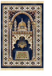 سجادة صلاة إسلامية - سجادة مخملية ناعمة بتصميم أنيق