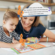 كتاب صوتي عربي للأطفال المسلمين، صور واضحة، حروف وكلمات، كتاب صوتي إلكتروني تعليمي صغير للأطفال المسلمين