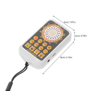 مشغل القرآن الكريم مشغل محمول للصلاة مكبر صوت ديني تلاوة صوتية أداة صلاة حجم صغير تصميم خفيف الوزن