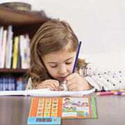 كتاب صوتي عربي للأطفال المسلمين، صور واضحة، حروف وكلمات، كتاب صوتي إلكتروني تعليمي صغير للأطفال المسلمين