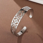 Ayatul Kursi Bracelet Stainless Steel Adjustable Cuff Bangle Men Women Islamic Muslim Calligraphy Ramadan Jewelry Gift