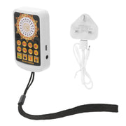 مشغل القرآن الكريم مشغل محمول للصلاة مكبر صوت ديني تلاوة صوتية أداة صلاة حجم صغير تصميم خفيف الوزن