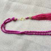 6mm 99pcs Glass Pearls Tassel Turkish Style Muslim Rosary Islamic Prayer Beads Bracelet For Women Jewelry Accessories Gift