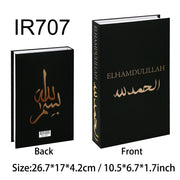 ديكور منزلي لطاولة قهوة محاكاة كتب إسلامية بيضاء مزيفة، ديكور غرفة المعيشة، أدوات تصوير إضافية