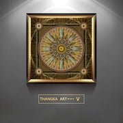 Classic Golden Tibet Thangka Buddha Canvas Paintings And Prints Wall Art HD Pictures For Living Room Home Decor Frameless Gifts