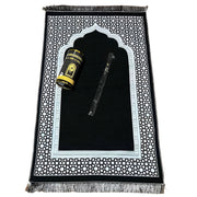 110x70cm Prayer Mat Set Prayer Rug Islamic Muslim Travel Worship Blanket Outdoor Portable Muslim Pray Mat Ramadan Gifts2025