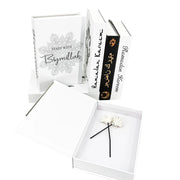 ديكور منزلي لطاولة قهوة محاكاة كتب إسلامية بيضاء مزيفة، ديكور غرفة المعيشة، أدوات تصوير إضافية