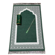 110x70cm Prayer Mat Set Prayer Rug Islamic Muslim Travel Worship Blanket Outdoor Portable Muslim Pray Mat Ramadan Gifts2025