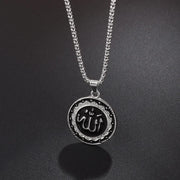 Gold Color Muslim Allah Quran Pendant Necklace Men Women Fashion Faith Islam Religious Jewelry Ramadan Gifts